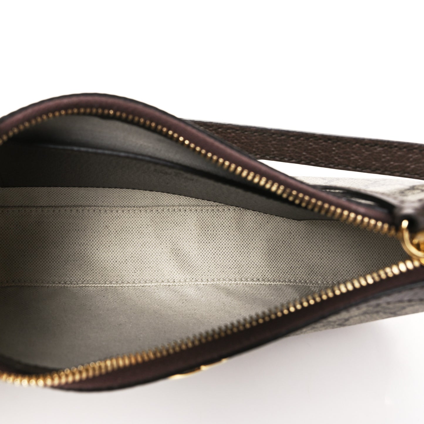 GG Supreme Monogram Textured Dollar Calfskin Small Ophidia Hobo Beige Ebony New Acero