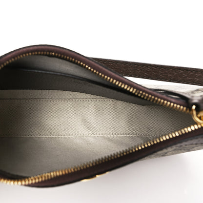 Gucci GG Supreme Monogram Textured Dollar Calfskin Small Ophidia Hobo Beige Ebony New Acero 5 of 12
