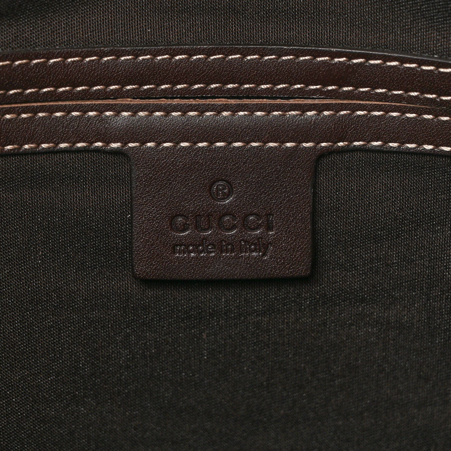 Gucci GG Plus Monogram Large Double Buckle Flap Messenger Bag Beige Dark Brown 6 of 9
