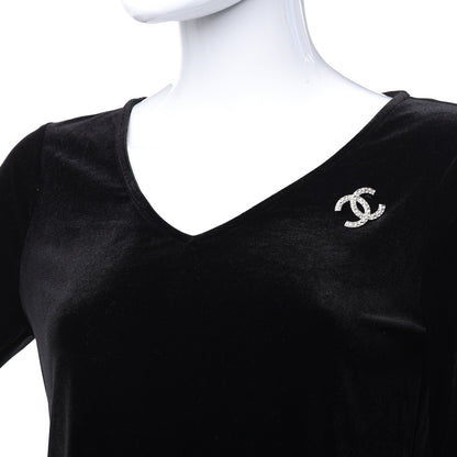 Chanel Crystal Palais Garnier CC Brooch Gold 2 of 5