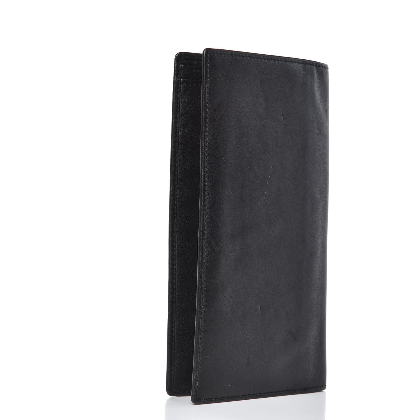 Calfskin G Long Wallet Black