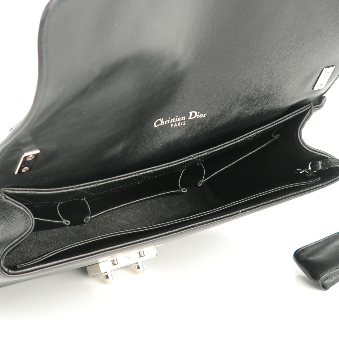Matte Calfskin Cannage New Lock Bag Black