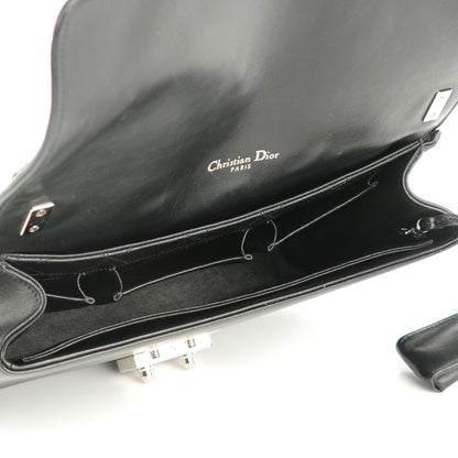 Christian Dior Matte Calfskin Cannage New Lock Bag Black 8 of 12