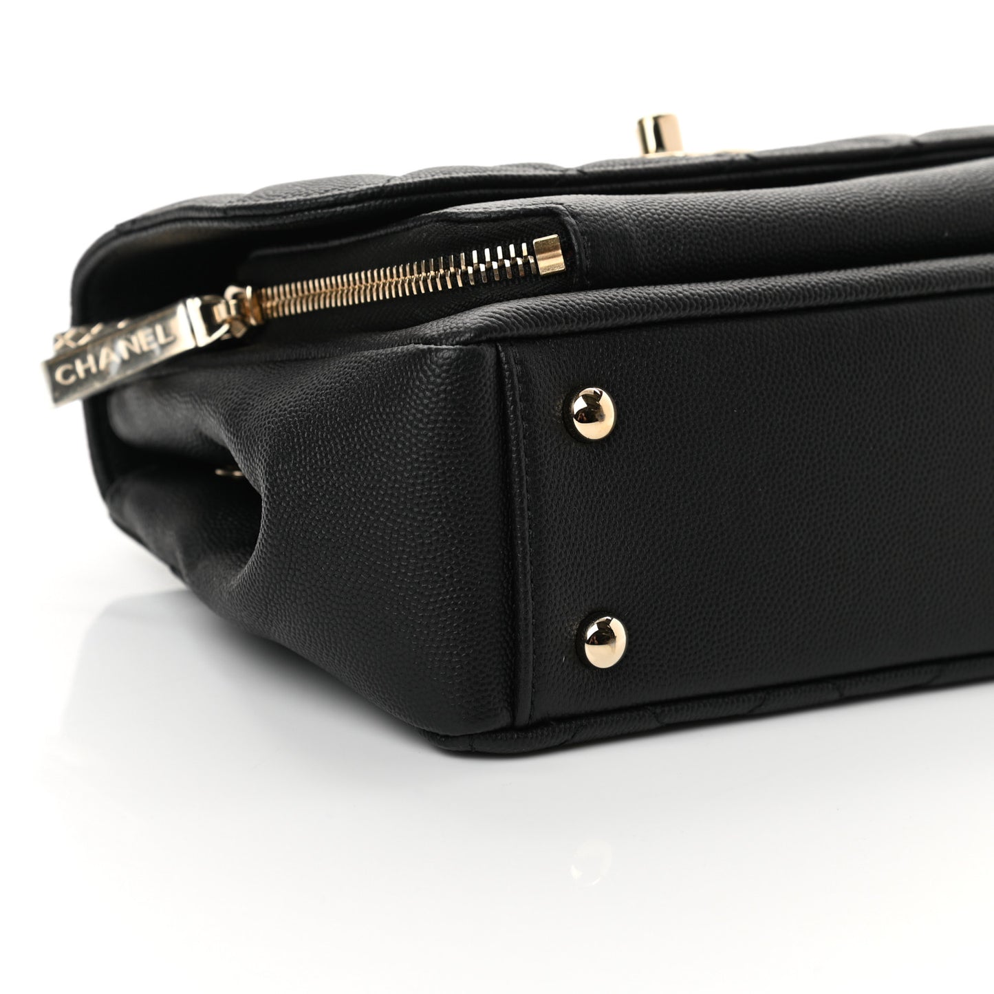 Caviar Quilted Small Business Affinity Flap Black