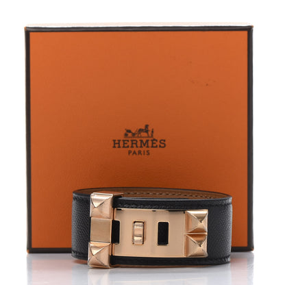Hermes Epsom Collier de Chien CDC 24 Bracelet T2 Black 8 of 8