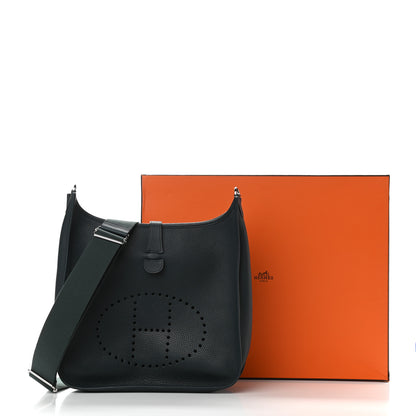 Hermes Taurillon Clemence Evelyne III GM Vert Cypress 11 of 11
