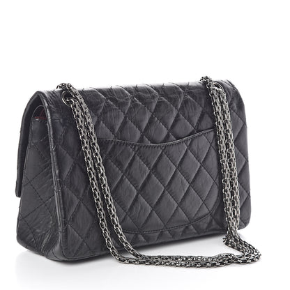 Chanel Aged Calfskin Quilted 2.55 Reissue 226 Flap Black 3 of 10