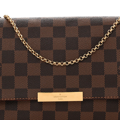 Louis Vuitton LOUIS VUITTON Damier Ebene Favorite MM 7 of 9