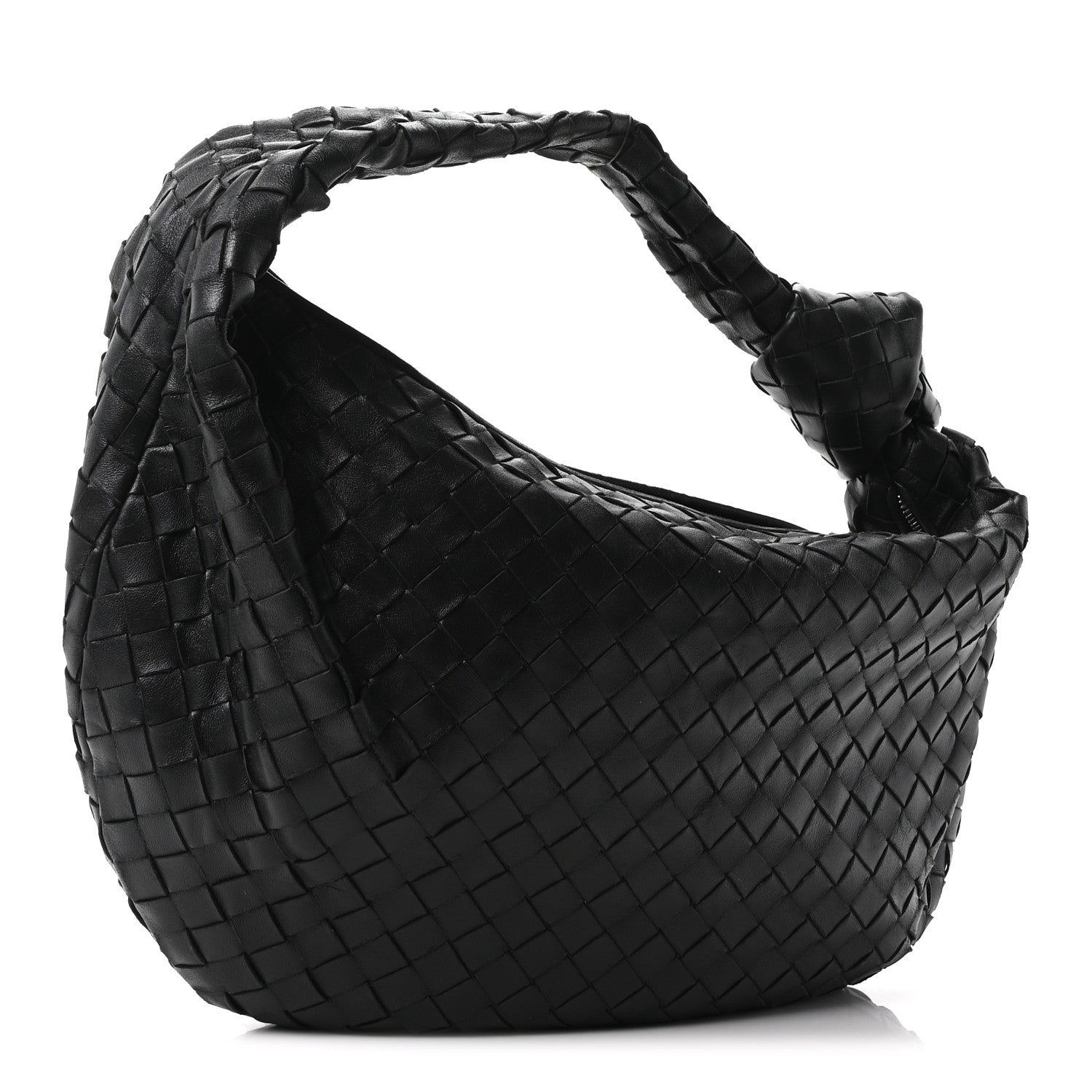 Bottega Veneta Nappa Intrecciato Teen Jodie Hobo Black 3 of 10