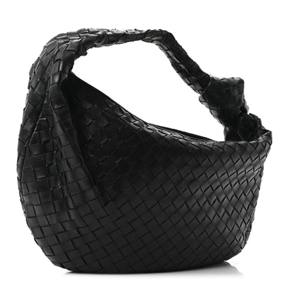 Bottega Veneta Nappa Intrecciato Teen Jodie Hobo Black 3 of 10