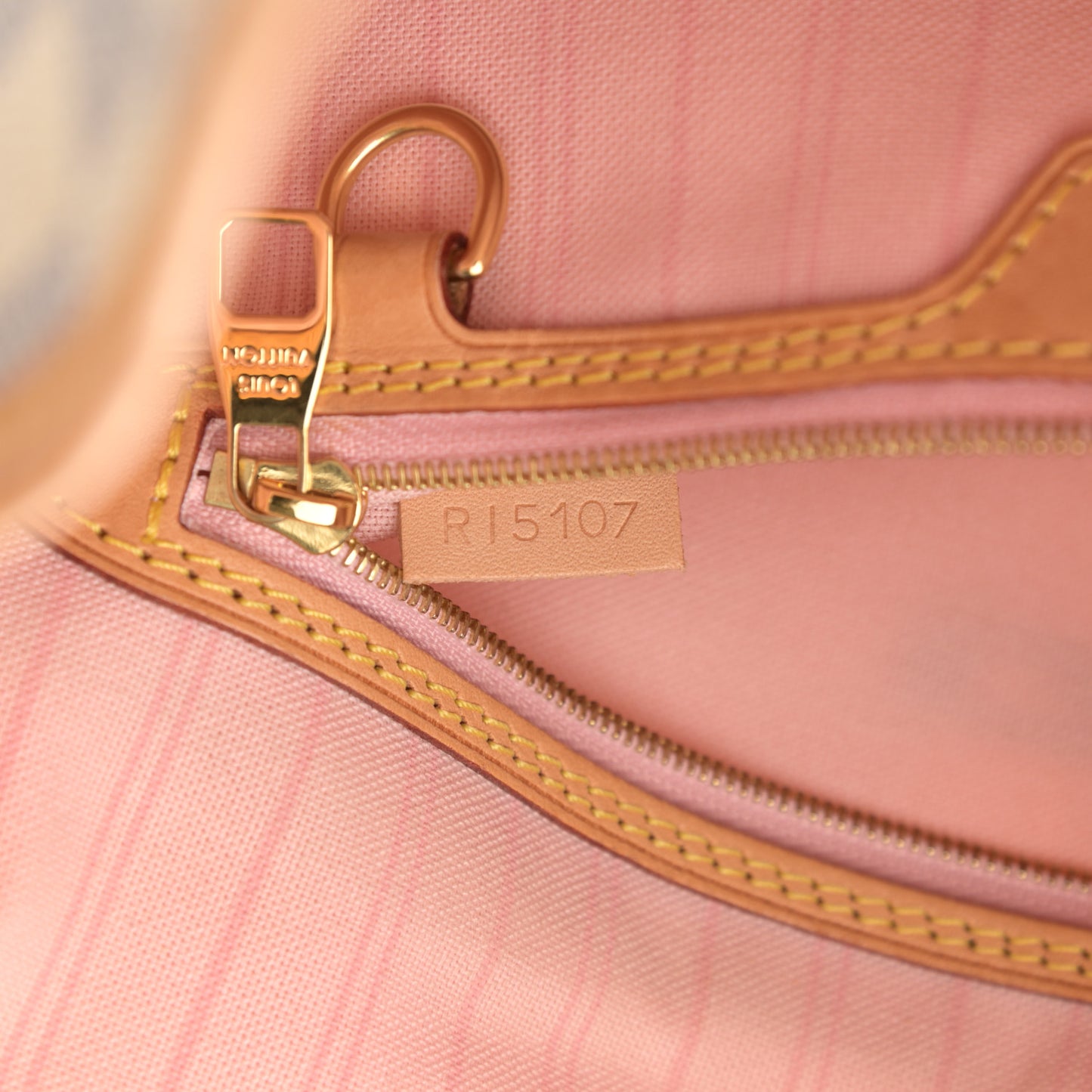 Damier Azur Delightful MM Rose Ballerine