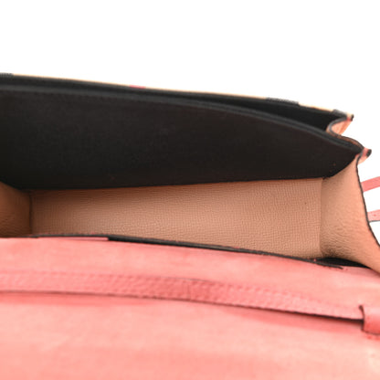 Burberry Derby Calfskin House Check Small Macken Crossbody Bag Copper Pink 5 of 13