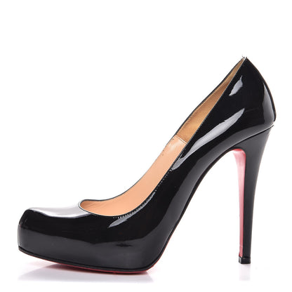 Christian Louboutin Patent Rolando 120 Pumps 38.5 Black 1 of 11