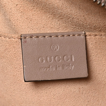 Gucci Calfskin Matelasse Small GG Marmont Chain Shoulder Bag Porcelain Rose 6 of 9
