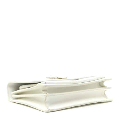 Saint Laurent Calfskin Medium Monogram Sunset White 4 of 29