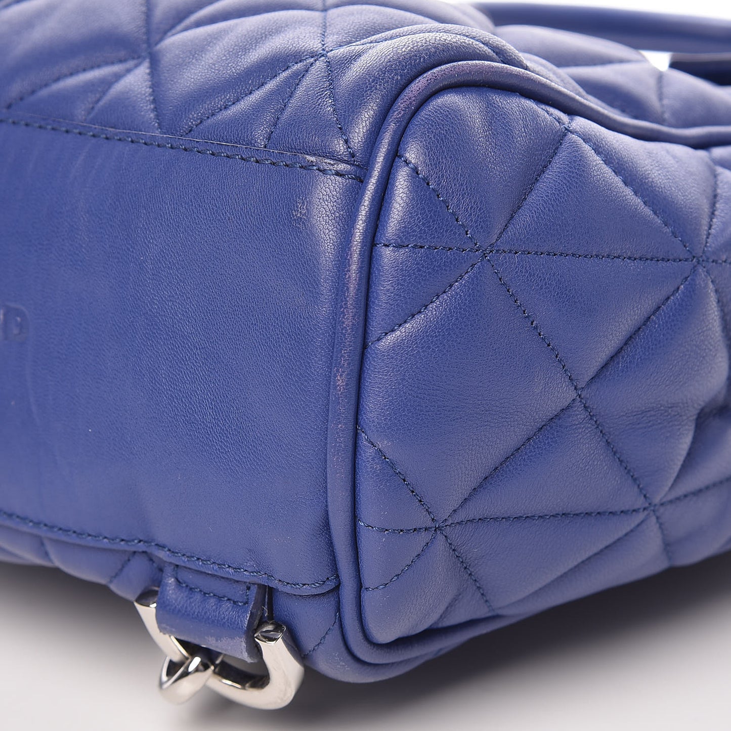 Nappa Quilted Mini Cara Delevingne Convertible Bag Indigo