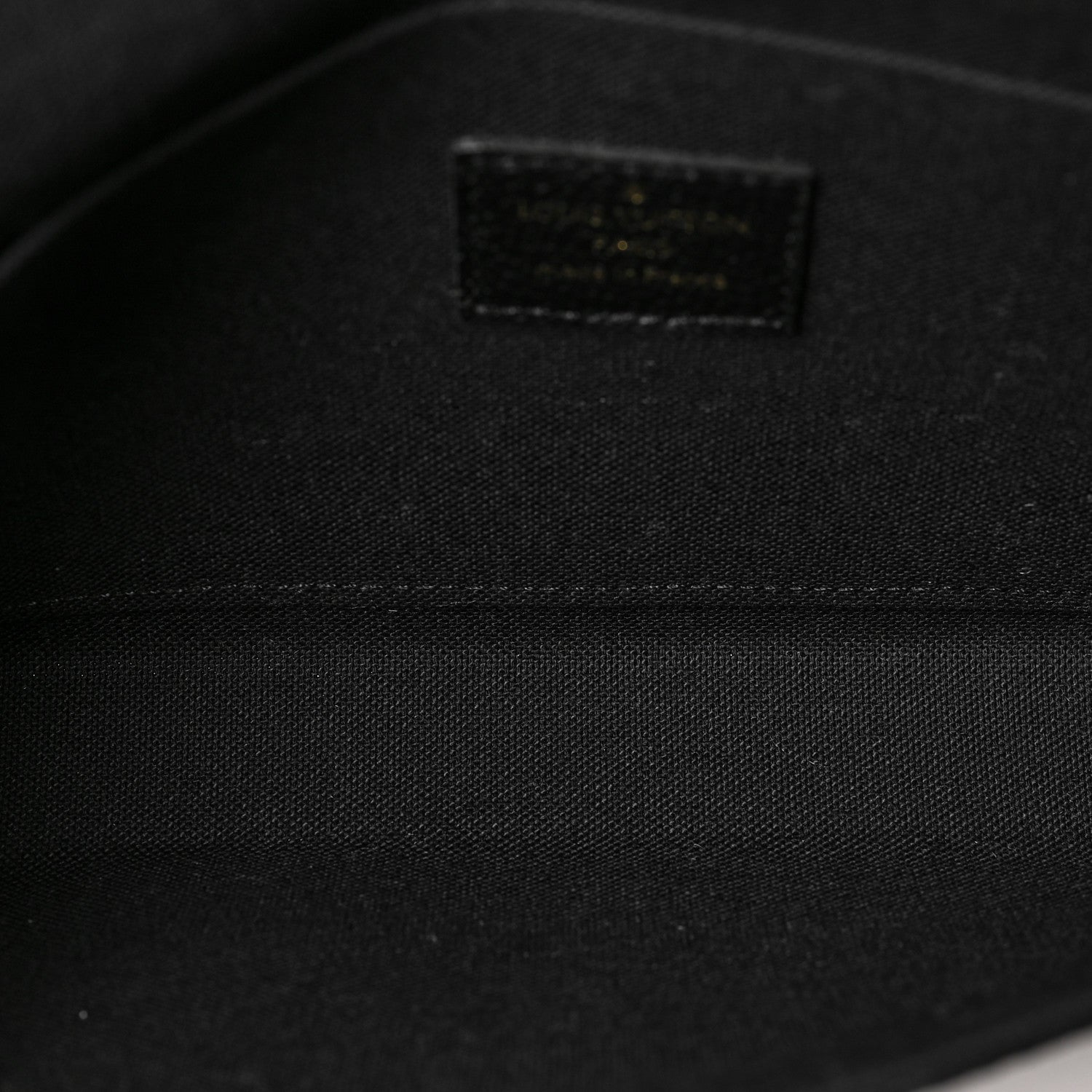 Louis Vuitton Empreinte Pochette Felicie Chain Wallet Black 5 of 8
