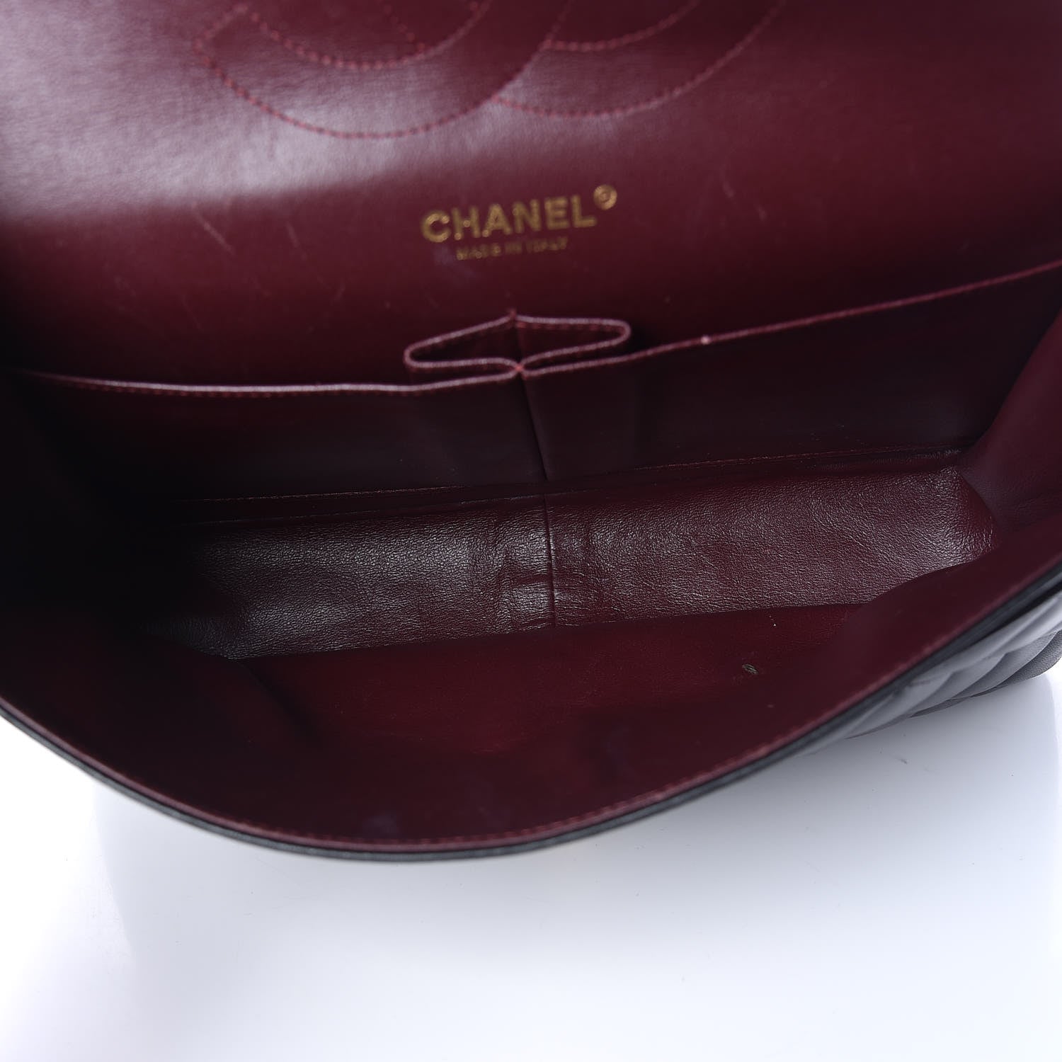 Chanel Lambskin Quilted Jumbo Double Flap Black 7 of 15