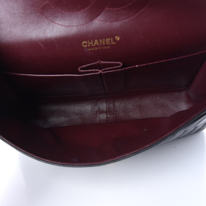 Chanel Lambskin Quilted Jumbo Double Flap Black 7 of 15