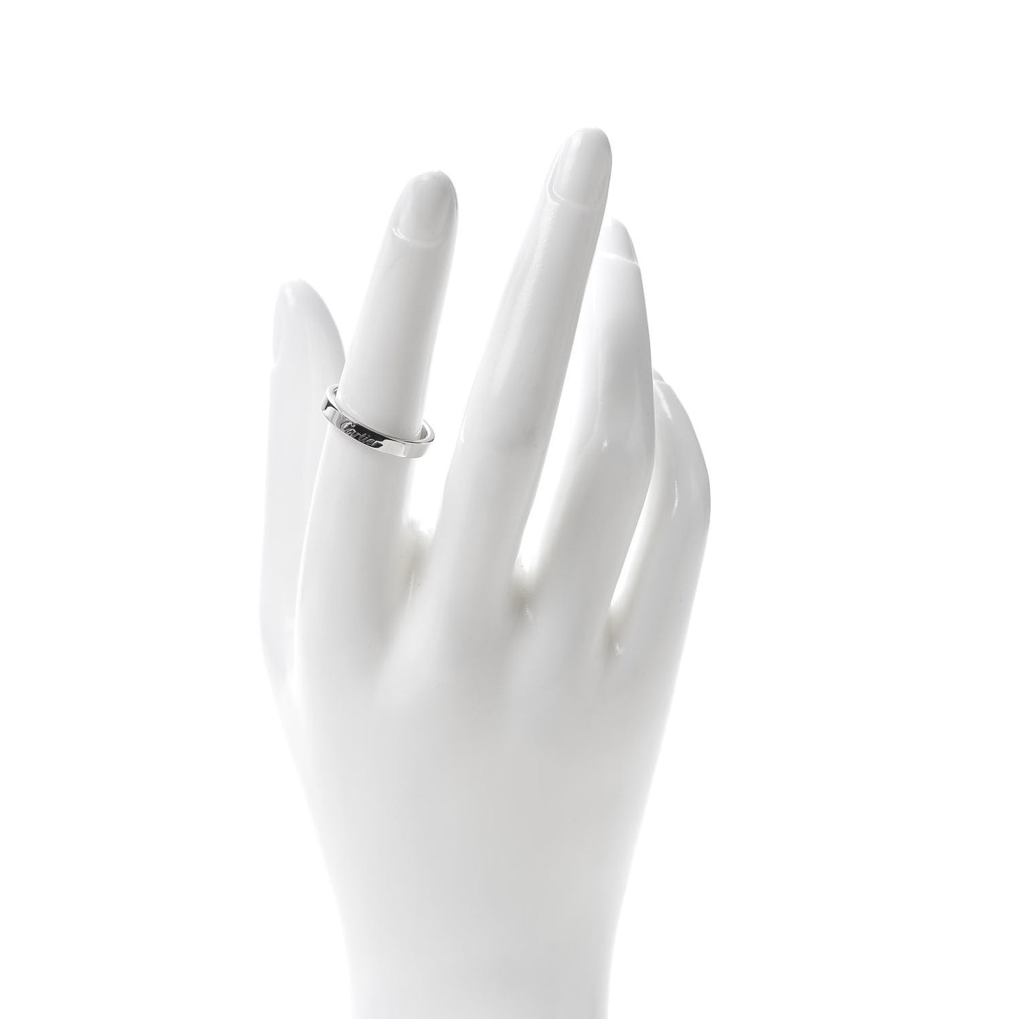 Platinum 3mm C De Wedding Band Ring 54 7