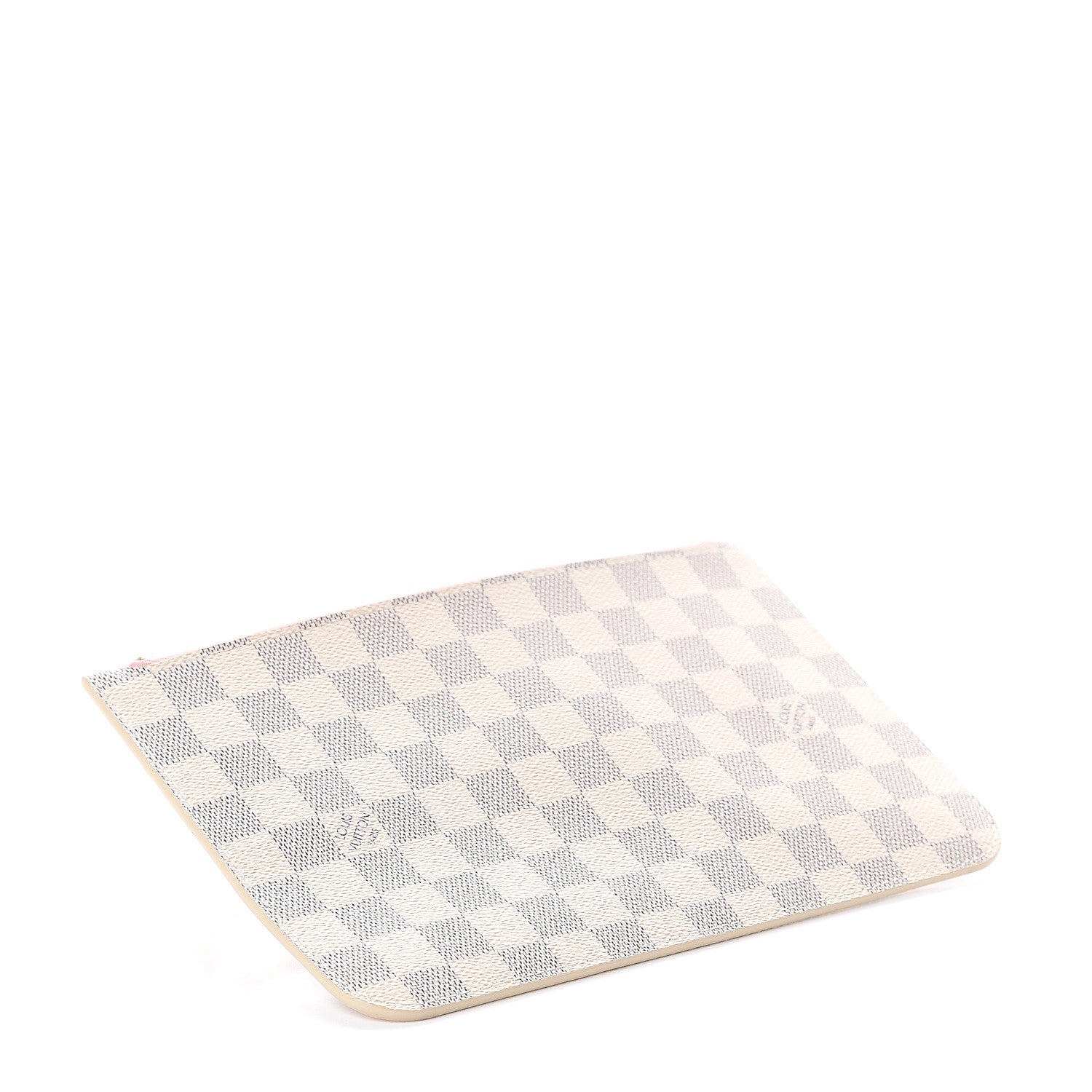 Louis Vuitton Damier Azur Neverfull MM GM Pochette Rose Ballerine 3 of 5