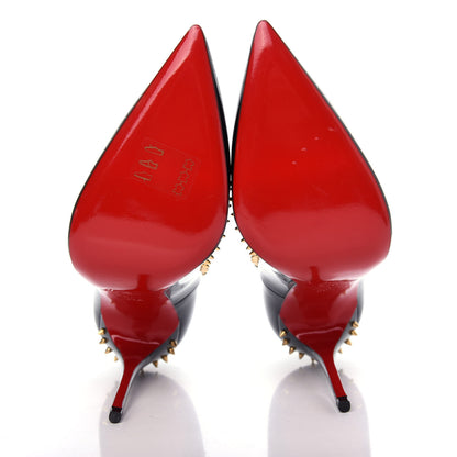 Christian Louboutin Patent Anjalina 120 Pumps 36.5 Black 6 of 9