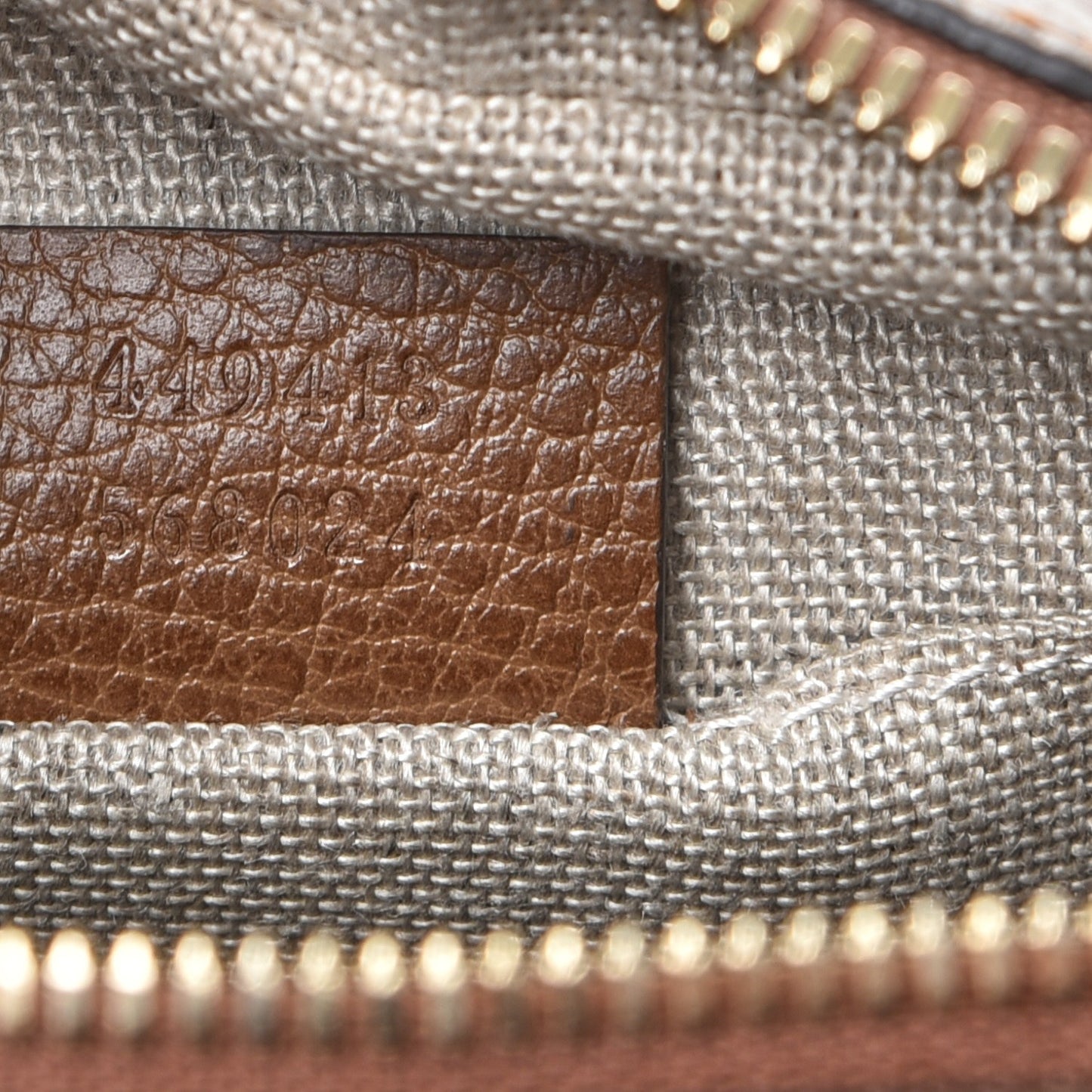 Monogram Mini Bree Messenger Bag Beige Tabacco