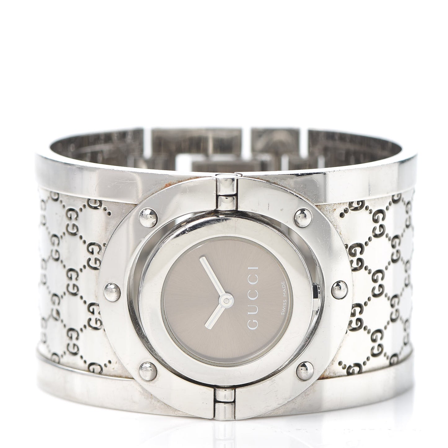 Stainless Steel 33mm Twirl Quartz Watch Brown