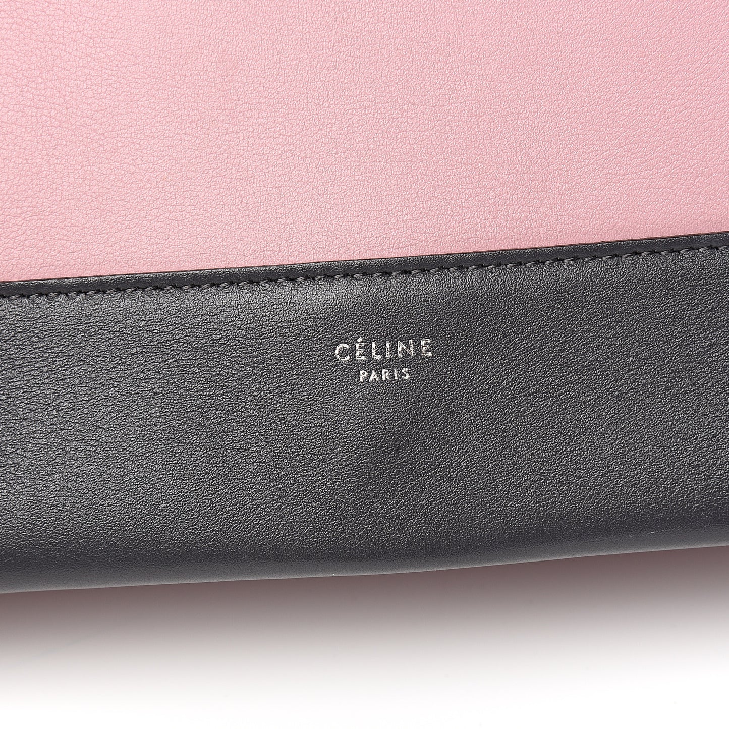 Shiny Smooth Calfskin Medium Frame Shoulder Bag Liquorice Antique Rose