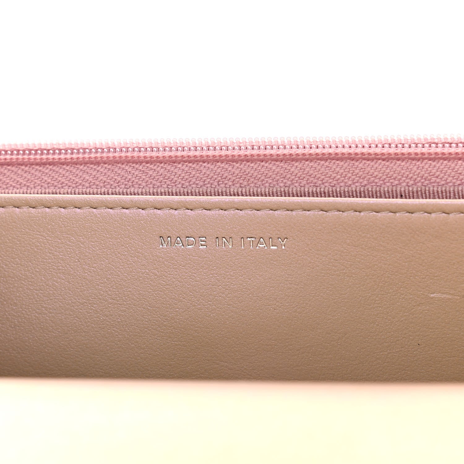 Chanel Iridescent Calfskin Quilted Wallet On Chain WOC Pink 7 of 13