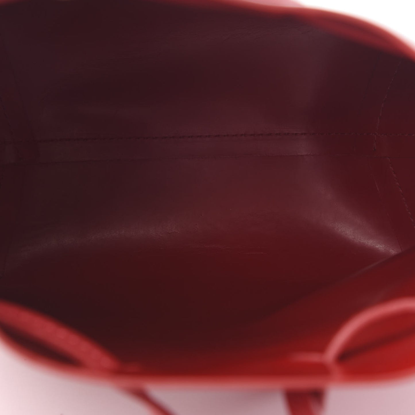 Calfskin Mini Bucket Bag Flamma