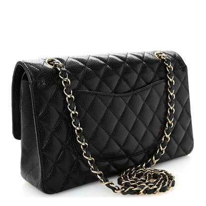 Chanel Caviar Quilted Medium Double Flap Black 3 of 11