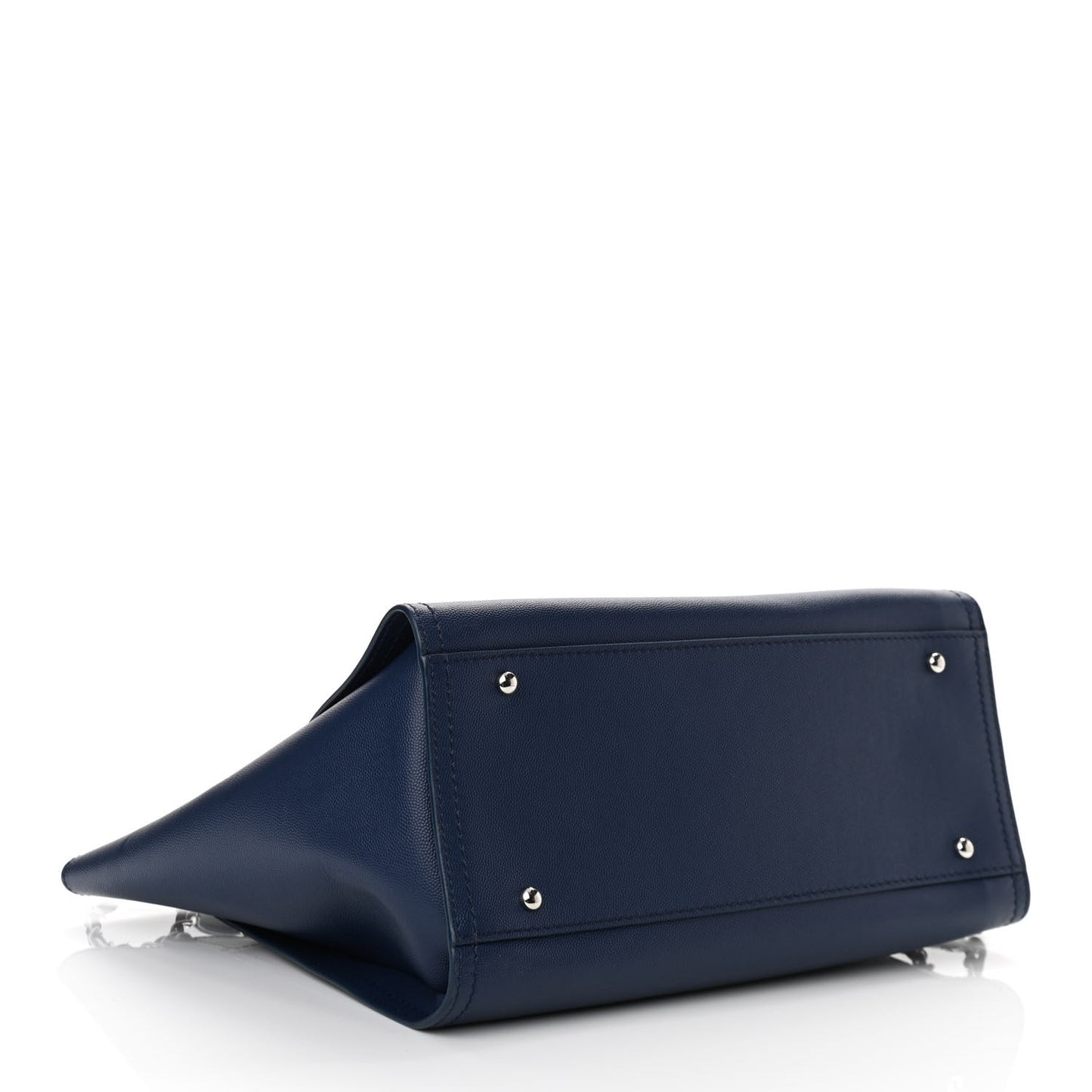 Caviar Small Studded Deauville Tote Navy