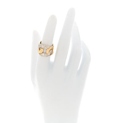 Pomellato 18K Yellow Gold Diamond Tango Ring 51 5.75 2 of 5
