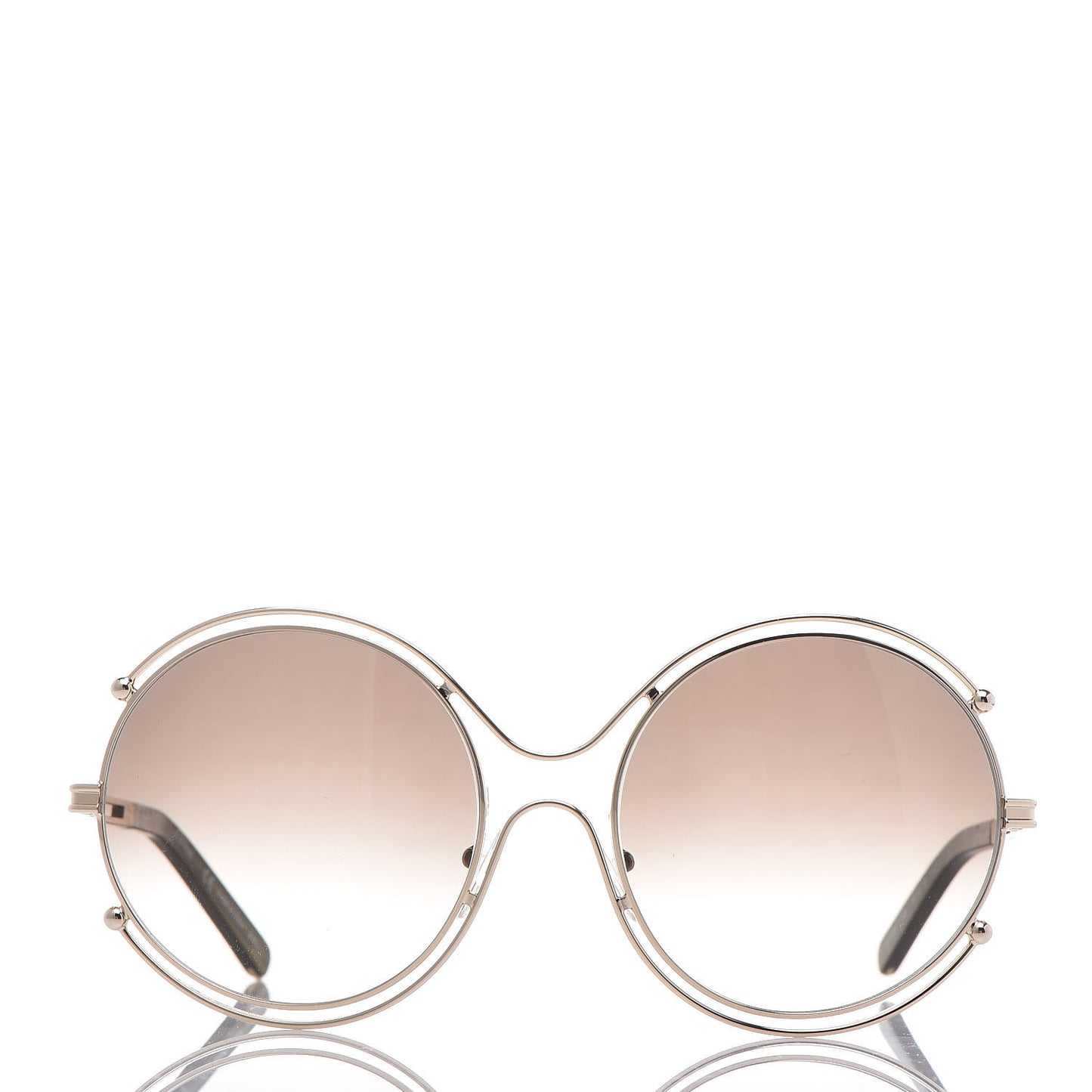 Isidora Oversized Round Sunglasses CE122S Gold