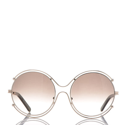 Chloe Isidora Oversized Round Sunglasses CE122S Gold 2 of 7