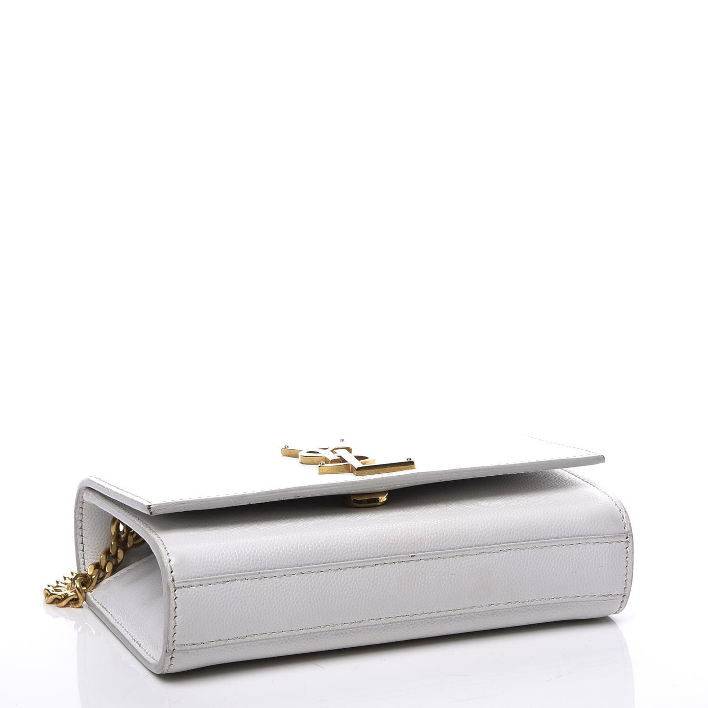 Grain De Poudre Small Monogram Kate Satchel Optical White