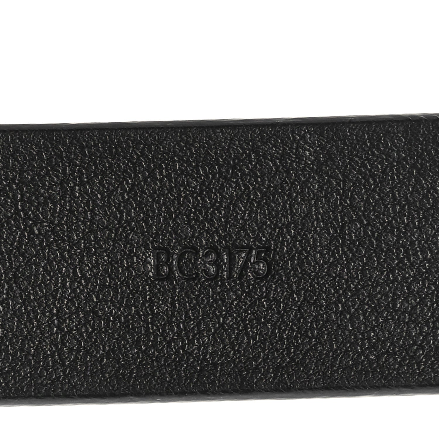 Louis Vuitton Calfskin Embossed LV Initiales 20mm Belt 75 30 Black 5 of 7