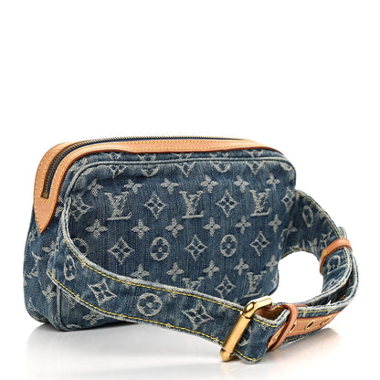 Louis Vuitton Monogram Denim Bum Bag Blue 3 of 11