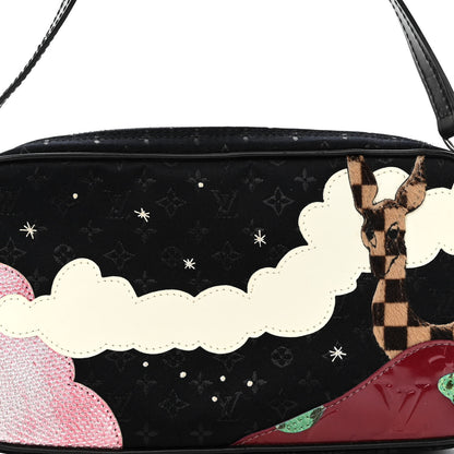 Louis Vuitton Satin Mini Monogram Conte De Fees Pochette Black 7 of 9