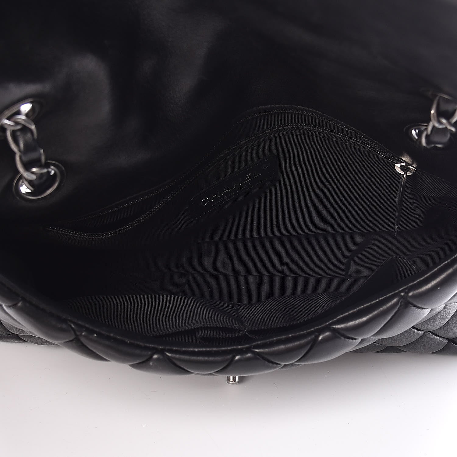 Chanel Lambskin New Bubble Flap Black 7 of 13