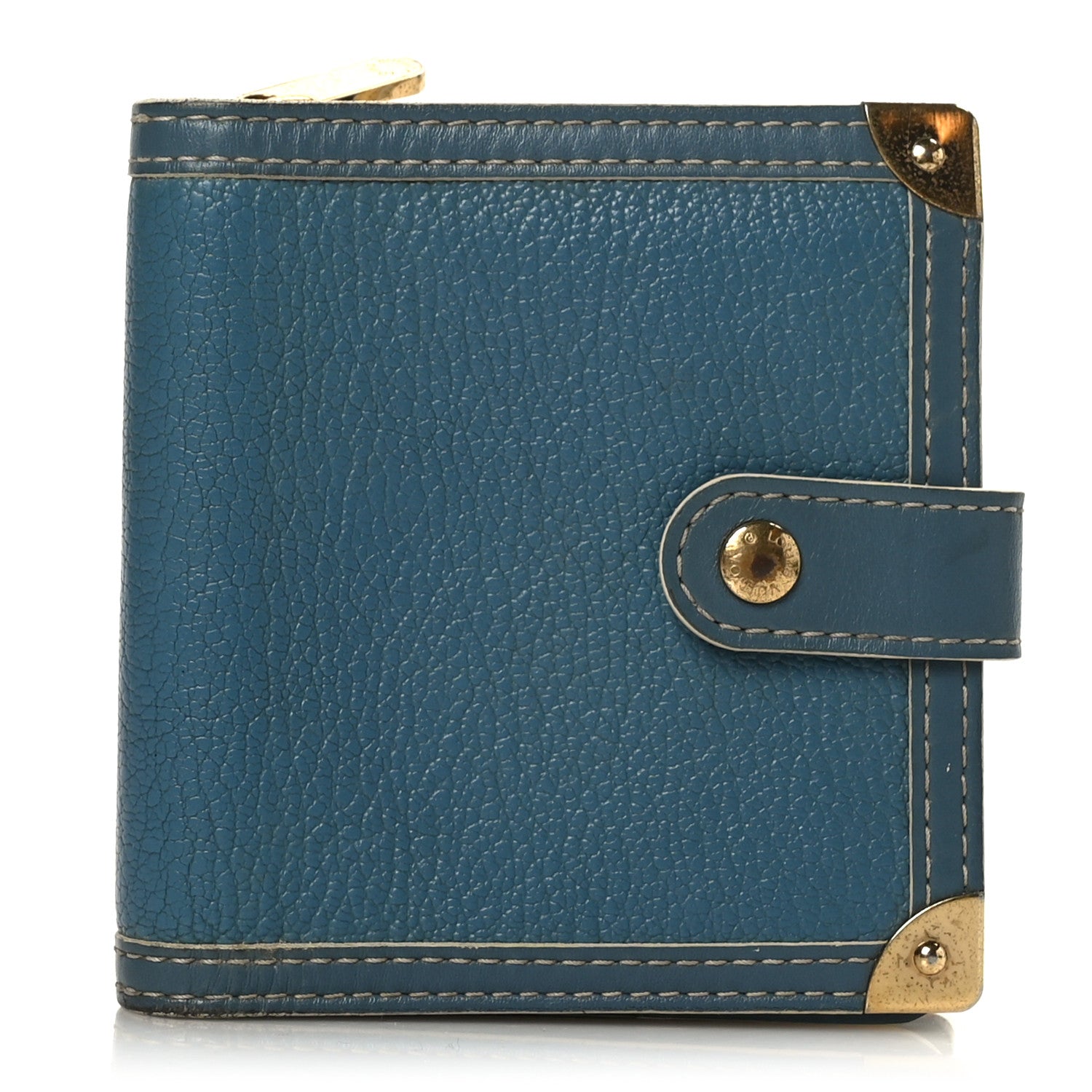 Louis Vuitton Suhali Compact Zipped Wallet Blue 1 of 9