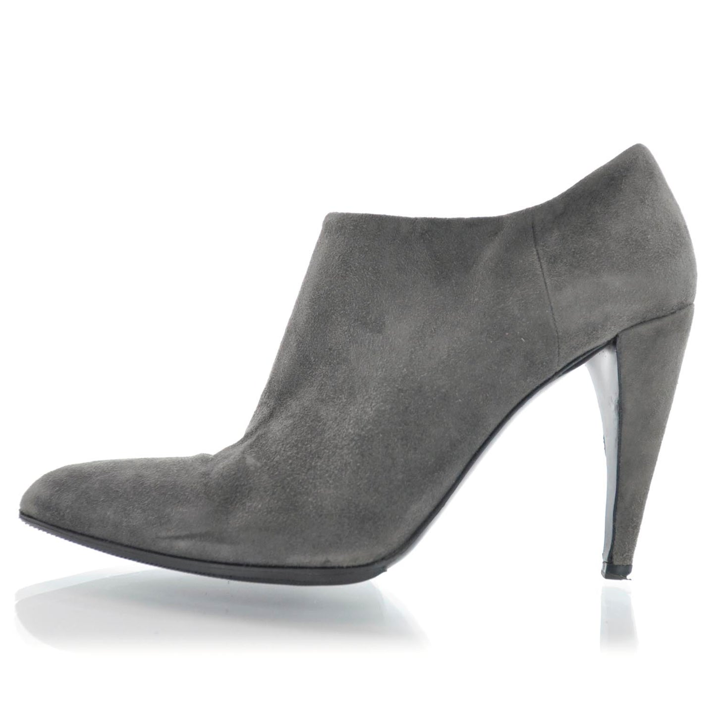 Suede Ankle Boots 37 Grey