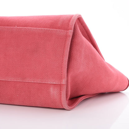 Chanel Canvas Large Deauville Tote Red 10 of 10