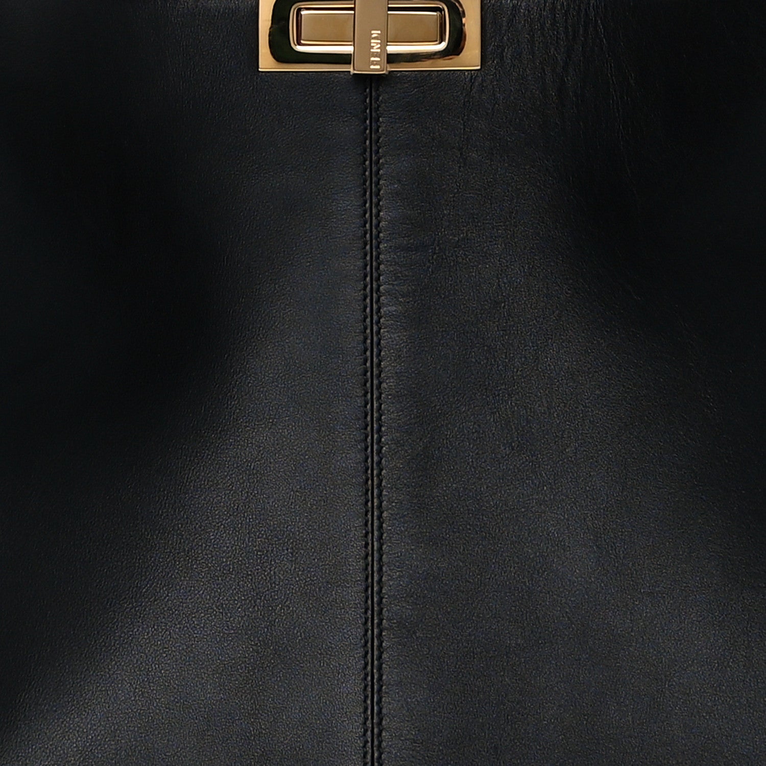 Fendi Vitello Seta Century Large Peekaboo X-Lite Black Fragola 8 of 10