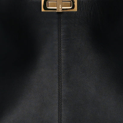 Fendi Vitello Seta Century Large Peekaboo X-Lite Black Fragola 8 of 10