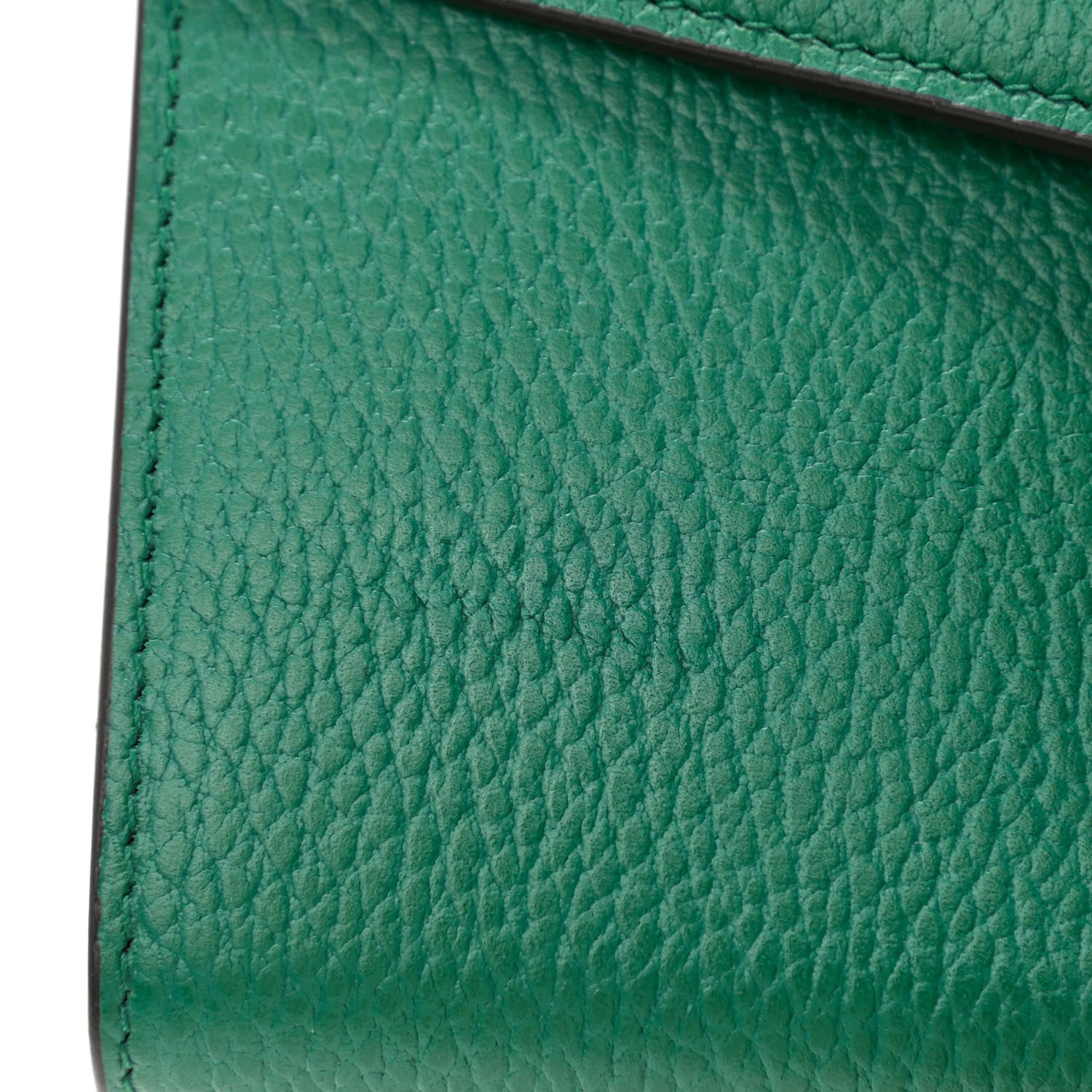Gucci Calfskin Mini Dionysus Chain Wallet Emerald 11 of 11