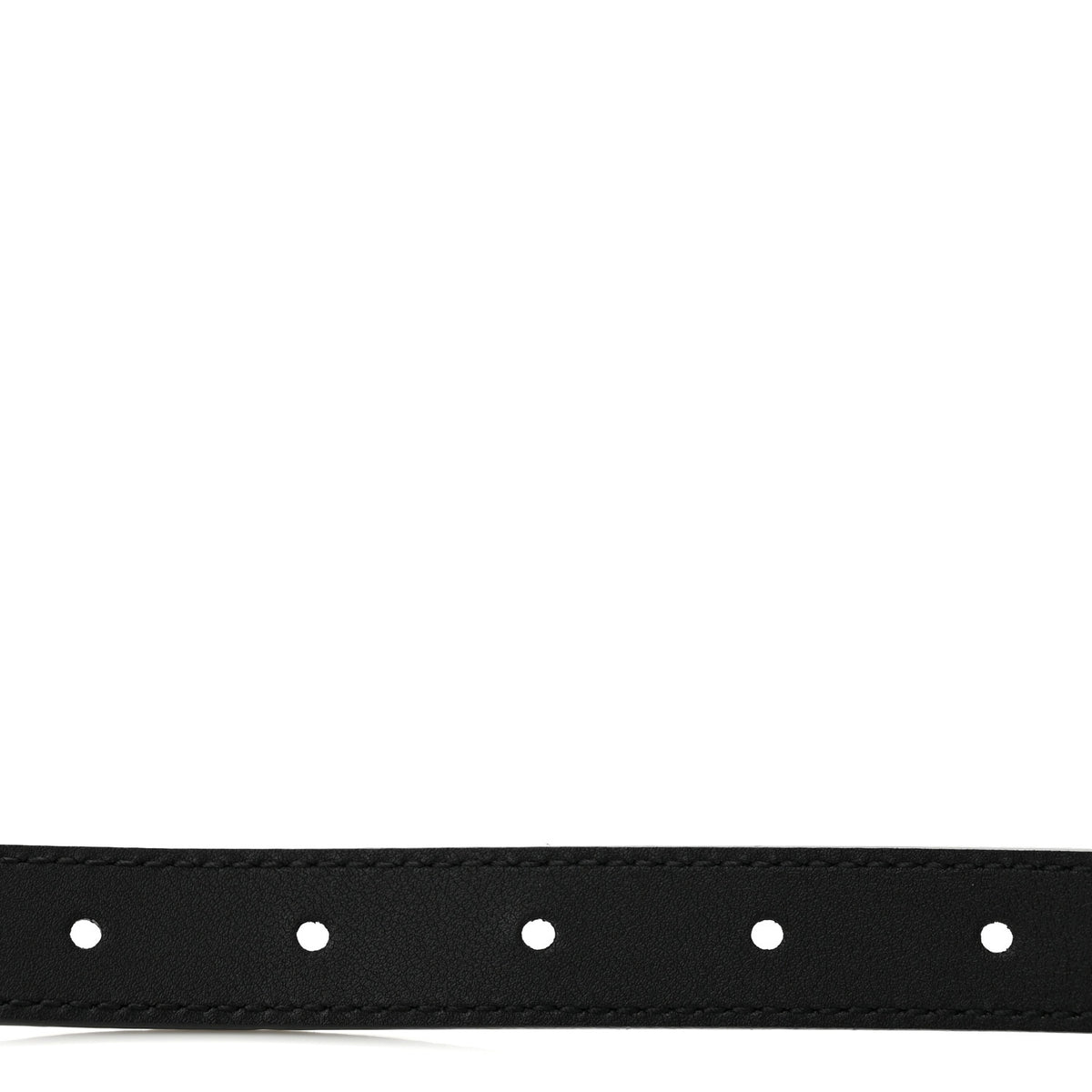 Plutone Calfskin Palladium Double G 20mm Belt 100 40 Black