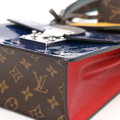 Louis Vuitton Vernis Epi Monogram Spring Street Blue 9 of 14