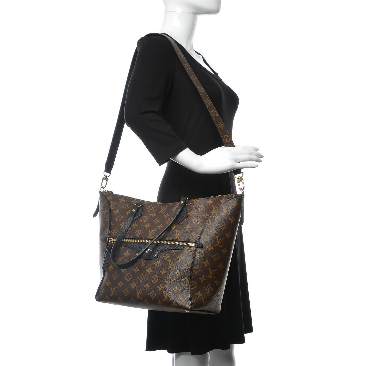 Louis Vuitton Monogram Tournelle MM Black 2 of 12